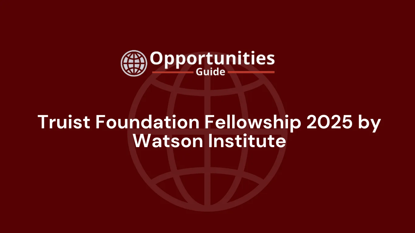 Truist Foundation Fellowship 2025 by Watson Institute