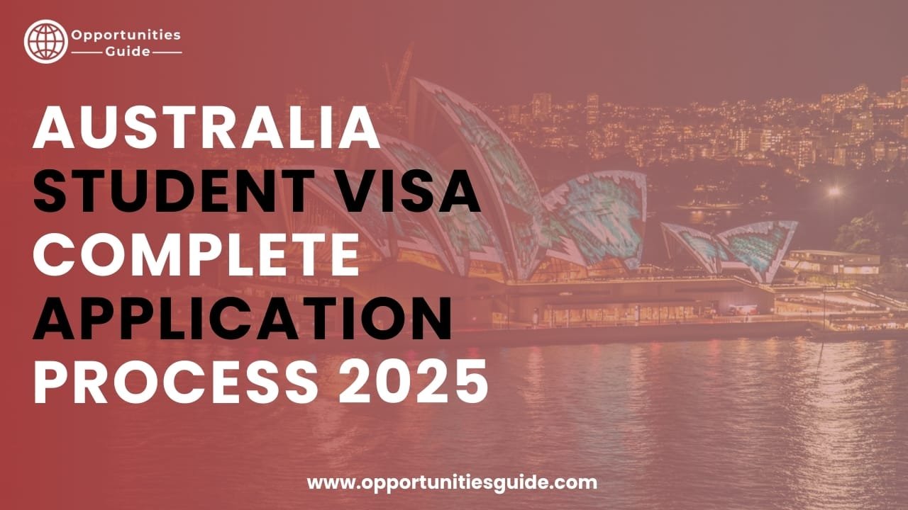 Australia Student Visa – Complete Application Process 2025