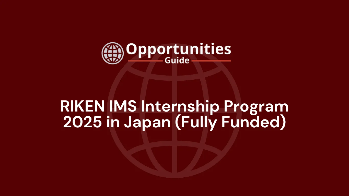RIKEN IMS Internship Program 2025 in Japan (Fully Funded)