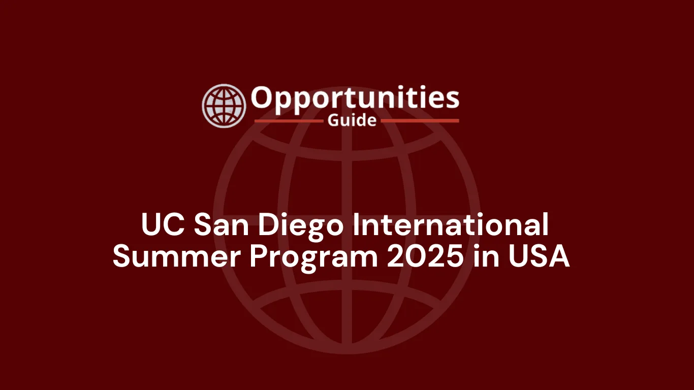 UC San Diego International Summer Program 2025 in USA 