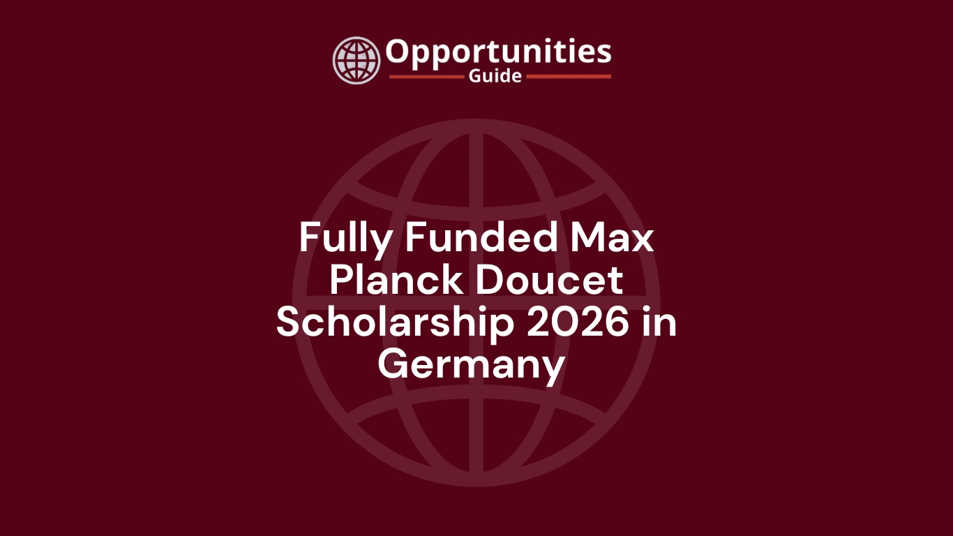 Fully Funded Max Planck Doucet Scholarship 2026 in Germany