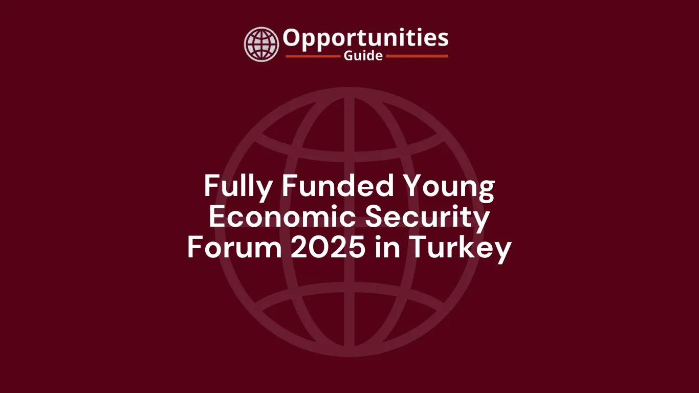 Fully Funded Young Economic Security Forum 2025