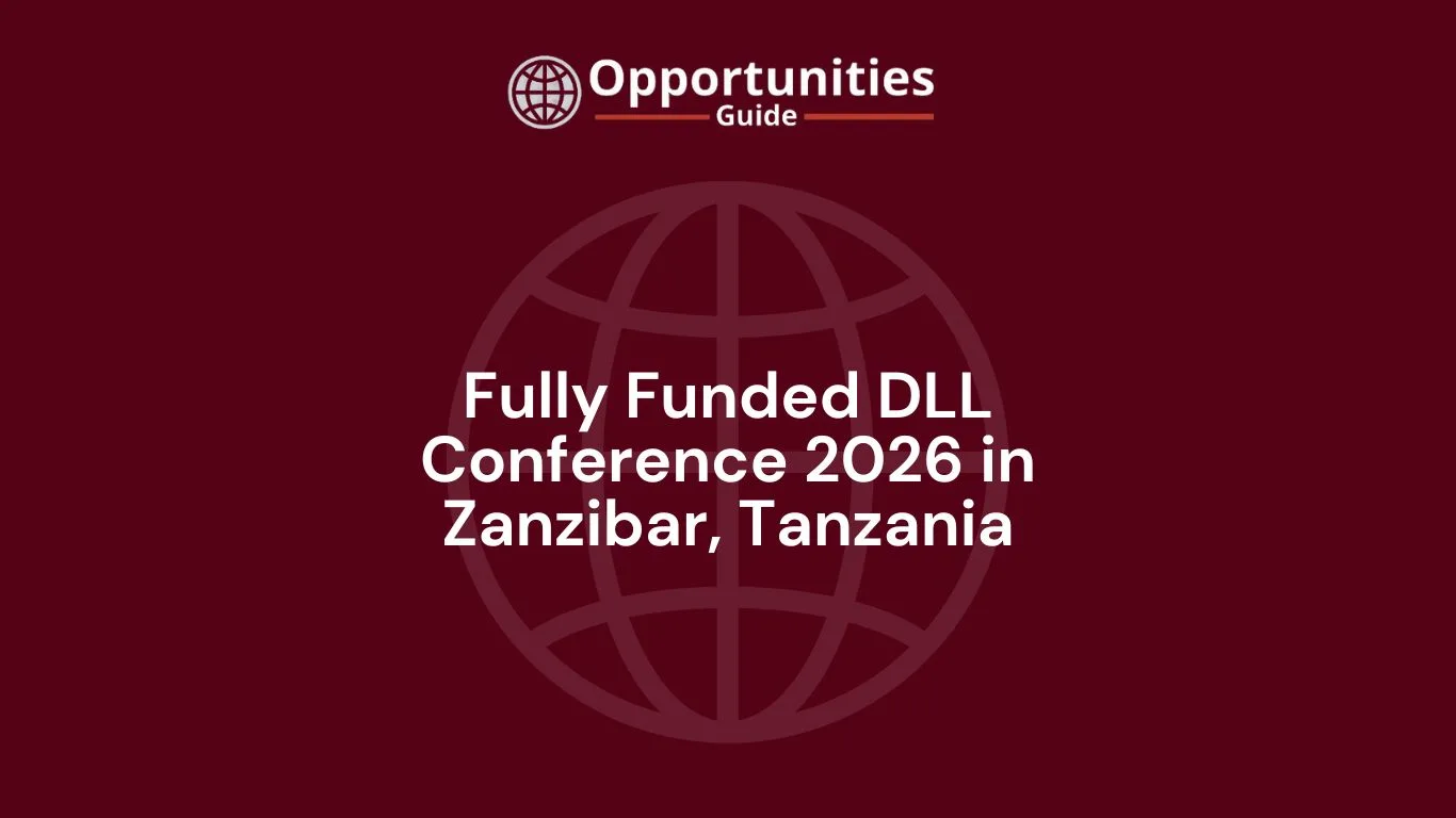 Fully Funded DLL Conference 2026 Zanzibar, Tanzania