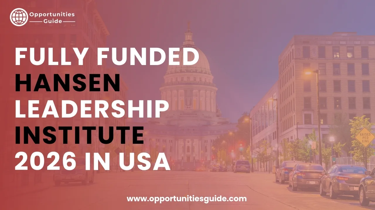 Fully Funded Hansen Leadership Institute 2026 in USA