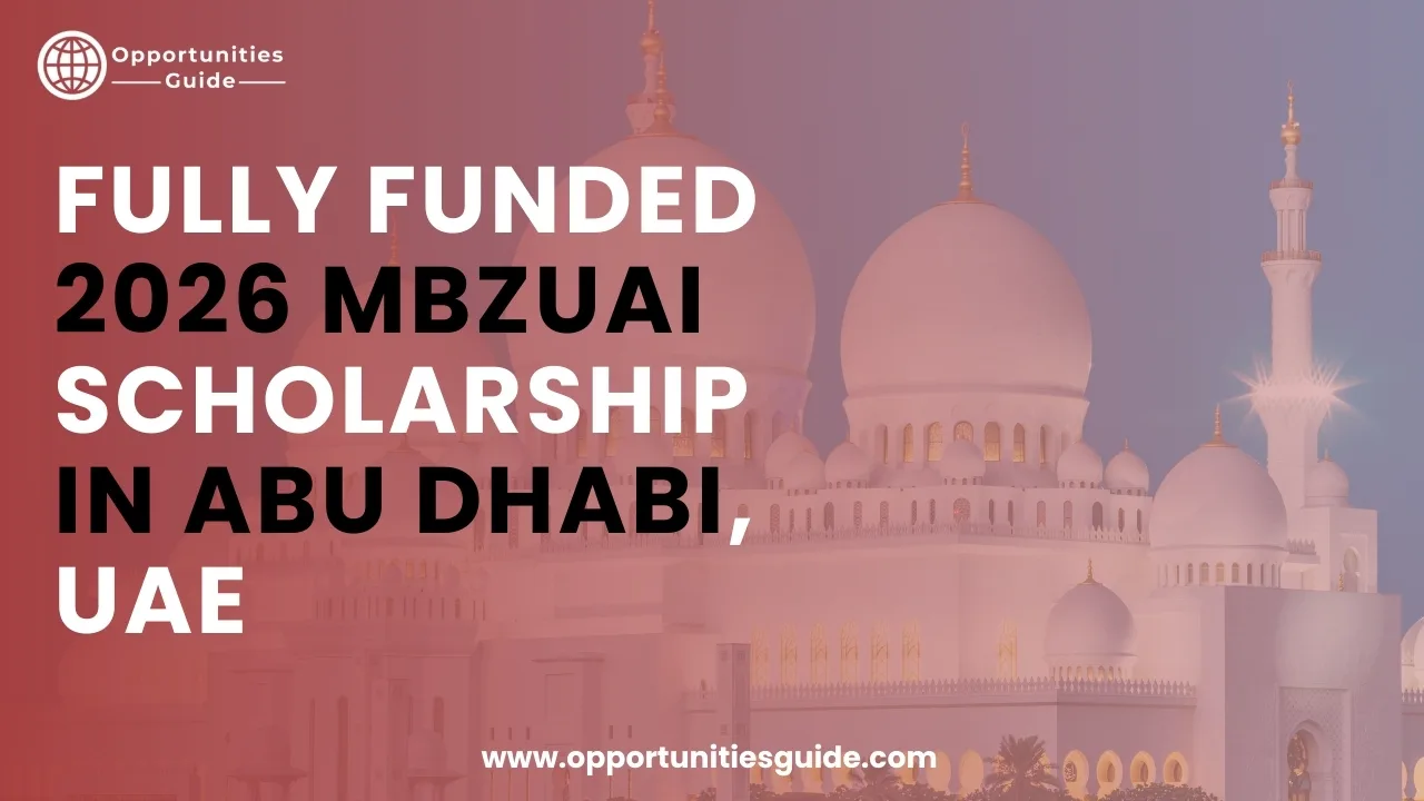Fully Funded 2026 MBZUAI Scholarship in Abu Dhabi, UAE