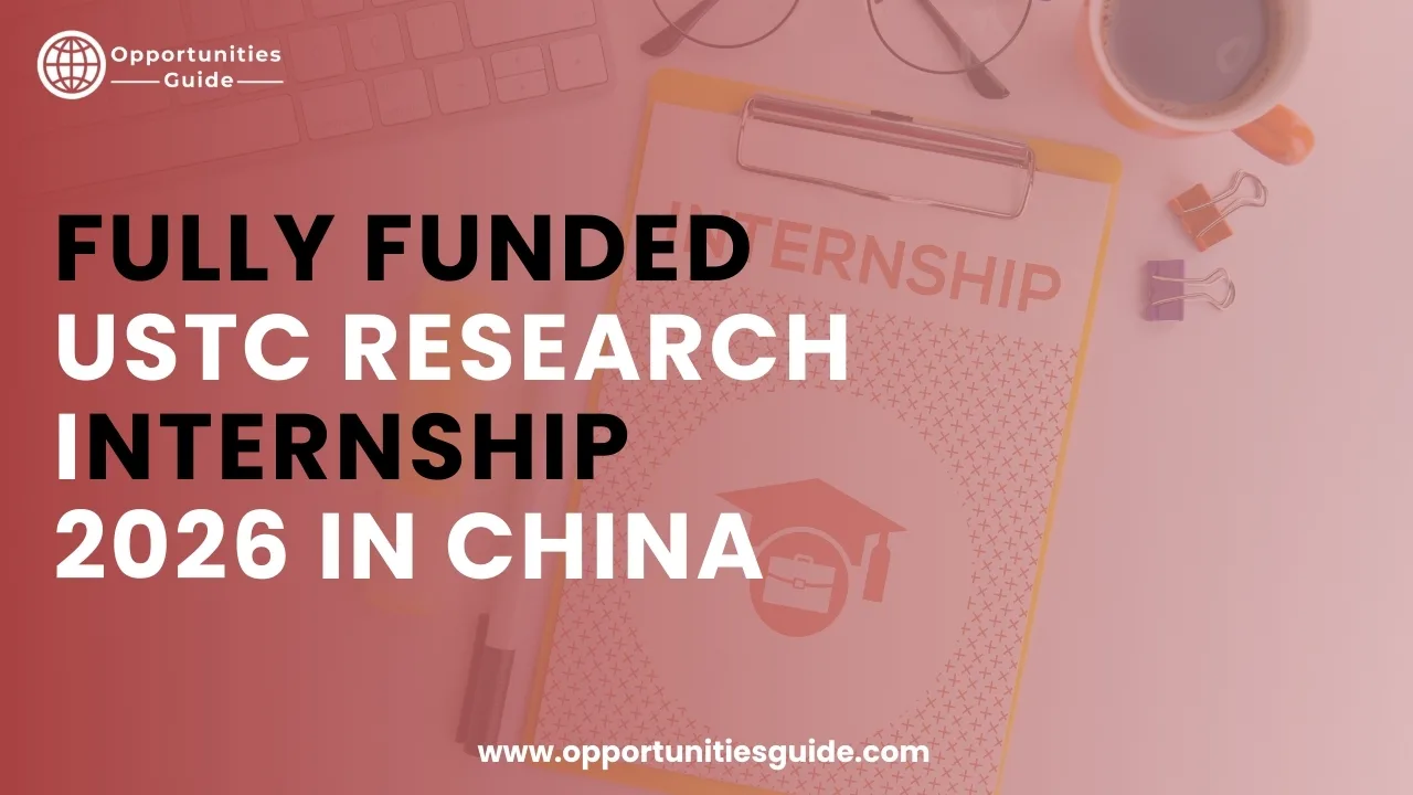 Fully Funded USTC Research Internship 2026 in China