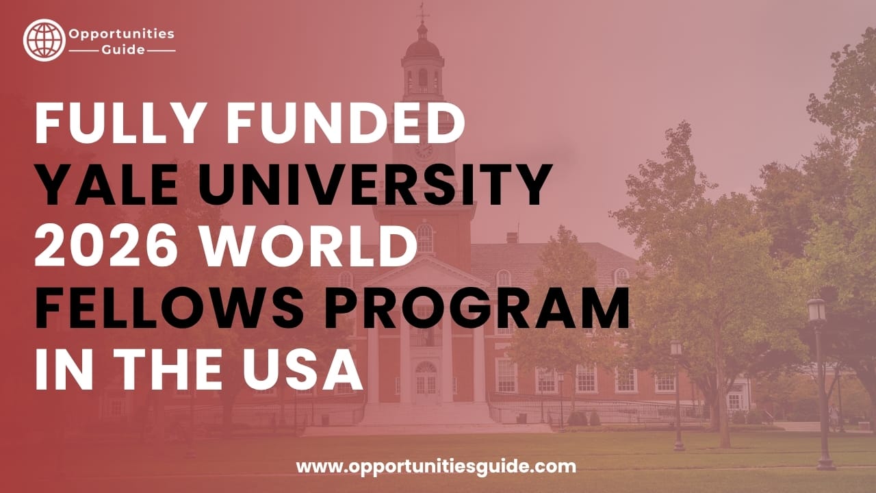 Fully Funded Yale World Fellows Program 2026 in USA