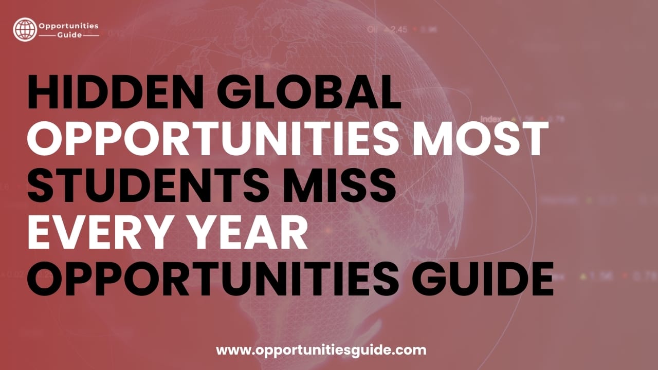 Hidden Global Opportunities Most Students Miss Every Year – Opportunities Guide