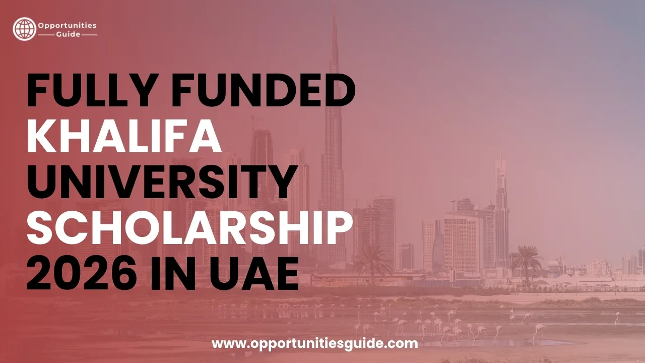 Fully Funded Khalifa University Scholarship 2026 in UAE