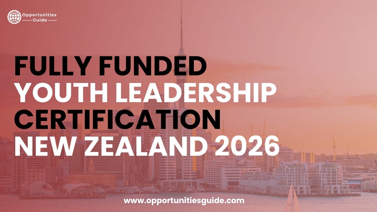 Fully Funded Youth Leadership Certification New Zealand 2026