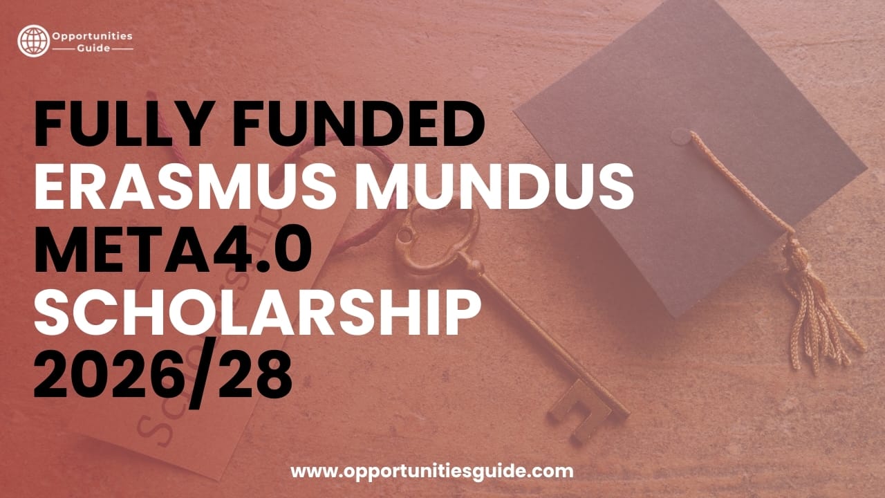 Fully Funded Erasmus Mundus META4.0 Scholarship 2026/28