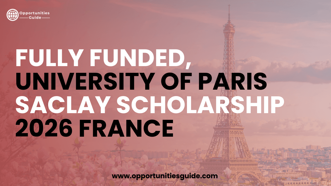 Fully Funded, University of Paris Saclay Scholarship 2026 France
