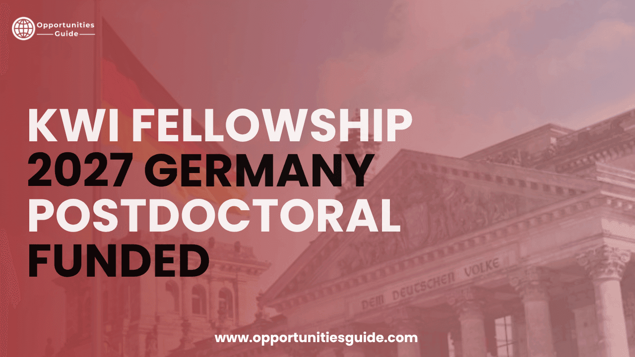 KWI Fellowship 2027 in Germany | Funded Postdoctoral Position
