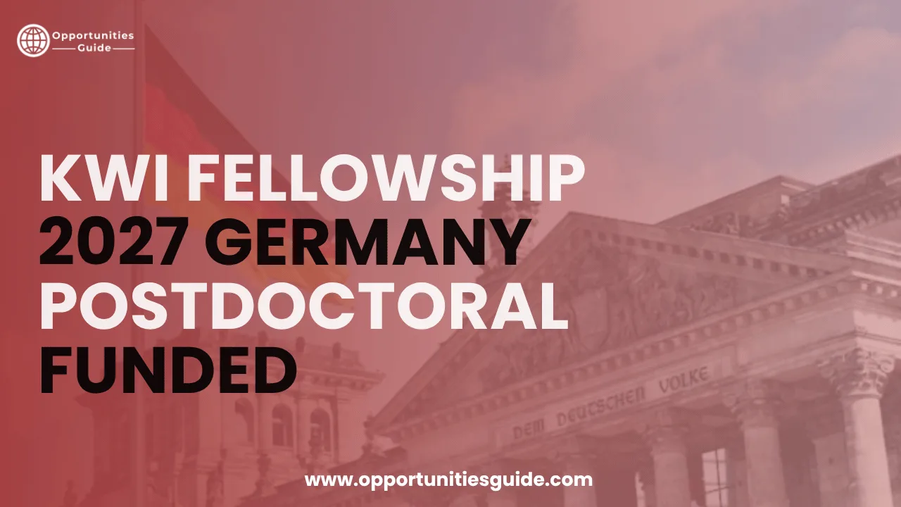 KWI Fellowship 2027 in Germany | Funded Postdoctoral Position