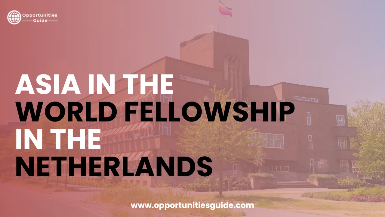 Asia in the World Fellowship 2027/28 in the Netherlands | Fully Funded