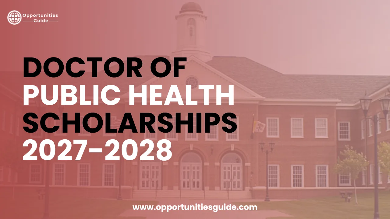 Doctor of Public Health Scholarships 2027-2028 in Canada | Fully Funde